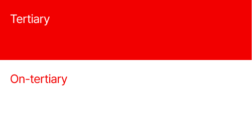 tertiary 색상그룹