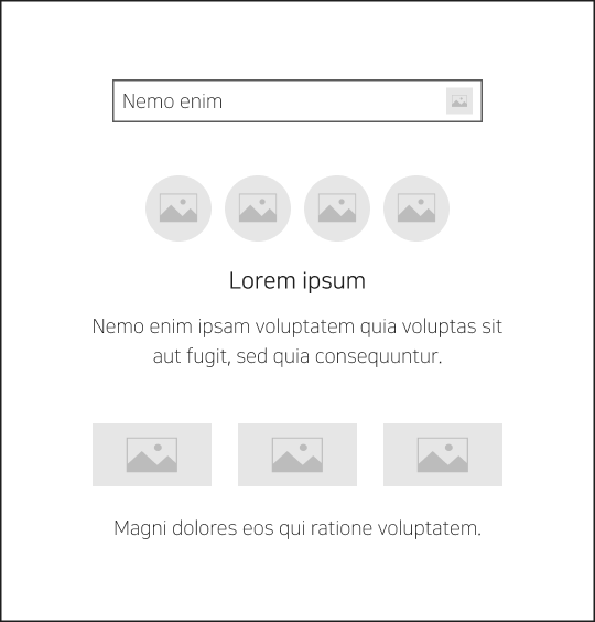 푸터 와이어프레임