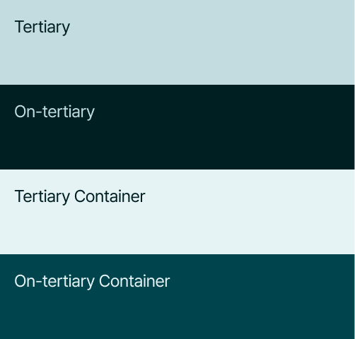 tertiary 컬러그룹